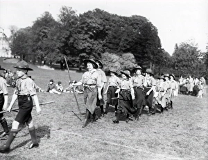 Girl Guide Rally, Plaistow - May 1939 Girl Guide Rally, Plaistow - May 1939