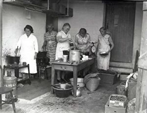 Images Dated 8th March 2012: Lodsworth Womens Institute jam making, August 1943