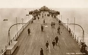 Images Dated 4th October 2012: The Pier, Worthing, 1920s