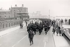 Pipe band of the London Irish Rifles [1941]