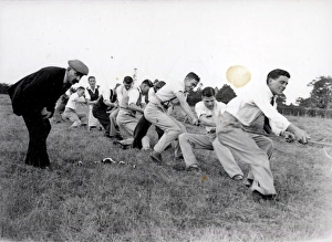 Sportswear Gallery: Tug of War at Sutton Flower Show - August 1939