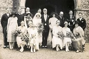 Lancing Gallery: Wedding Group at Lancing College, 1925