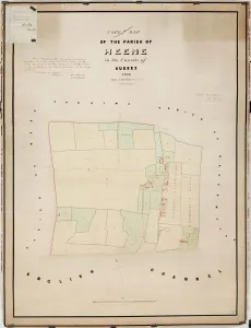 Prints of By Hide and Patching, Surveyors &c. Worthing. 26.6 in. to 1 m. 48 × 35 Tithe Award Map Collection West Sussex Record Office Ref No: TD/W66 Related Image Prints: Heene Tithe Map Print, 1838, Scale 26.6 in to 1 mile