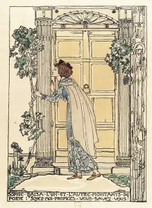 Jessie Marion King Print, Engraving of Kiplings Work