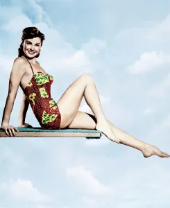 Retro Swimwear Fashion Prints: NEPTUNE'S DAUGHTER, Esther Williams, 1949