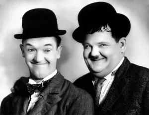 Laurel And Hardy Prints: Laurel and Hardy Print from Everett Collection