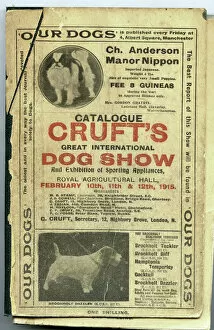 Images Dated 7th January 2011: 1915 Crufts Catalogue cover