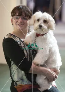 <b class=qtipBold><figcaption>Crufts 2015</figcaption></b><br>Picture shows Scrufts contestant Terry-ann Walker from cambridgeshire with Bill today (Friday 06.03.15), the second day of Crufts 2015, at the NEC Birmingham.<br><em>© OnEdition / The Kennel Club</em> Crufts 2015