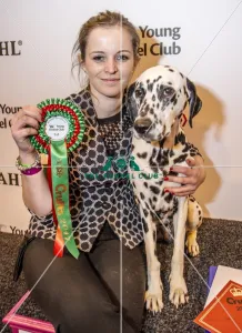 <b class=qtipBold><figcaption>Crufts 2017</figcaption></b><br>YKC Stakes Final Winner Charlotte Page and Pandora today (Friday 10.03.17), the second day of Crufts 2017, at the NEC Birmingham. Crufts 2017