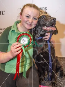 <b class=qtipBold><figcaption>Crufts 2017</figcaption></b><br>YKC Large ABC Agility Winner Rosie Chatterly and Snoop today (Friday 10.03.17), the second day of Crufts 2017, at the NEC Birmingham. Crufts 2017