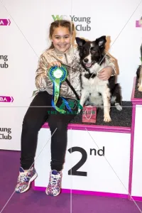 <b class=qtipBold><figcaption>Crufts 2017</figcaption></b><br>2nd placed Graduate Obedience, YKC - Kaydie Davidson with Jazz, today (Friday 10.03.17), the second day of Crufts 2017, at the NEC Birmingham. Crufts 2017