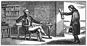 (1732-1799). Washington receiving the news of his election as the first President of the (1732-1799). Washington receiving the news of his election as the first President of the