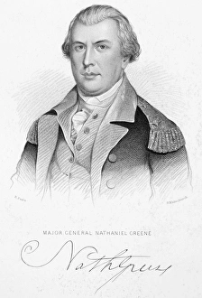 (1742-1786). American Revolutionary officer. Stipple engraving, American, 19th century (1742-1786). American Revolutionary officer. Stipple engraving, American, 19th century