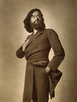 (1853-1917). English actor-manager. As Svengali in the London theatrical production, 1895 (1853-1917). English actor-manager. As Svengali in the London theatrical production, 1895