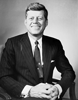 35th President of the United States. Photographed c1960 35th President of the United States. Photographed c1960