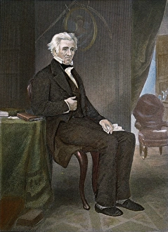 7th President of the United States. Steel engraving, 19th century 7th President of the United States. Steel engraving, 19th century