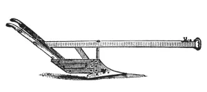 Print of the First Steel Plow, 1833