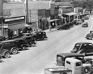 Pick Up Truck Gallery: ALABAMA: TOWN, c1935. A small town in Hale County, Alabama. Photograph by Walker Evans, c1935-1936
