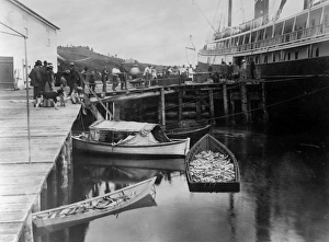 ALASKA: FISHING BOAT, 1889. The expedition vessel, George W ALASKA: FISHING BOAT, 1889. The expedition vessel, George W