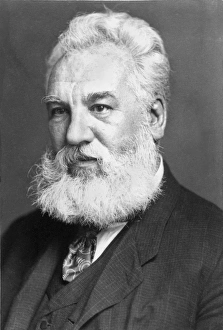 ALEXANDER GRAHAM BELL (1847-1922). American (Scottish-born) teacher and inventor ALEXANDER GRAHAM BELL (1847-1922). American (Scottish-born) teacher and inventor