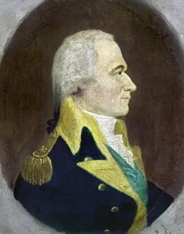 Images Dated 14th July 2010: ALEXANDER HAMILTON (1755-1804). American politician. Oil on panel attributed to William J