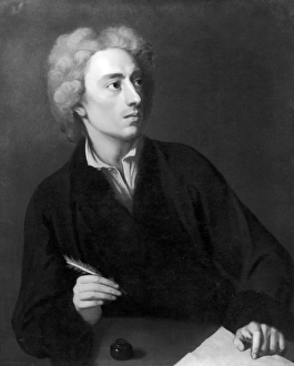 ALEXANDER POPE (1688-1744). English poet. Oil on canvas by or after Michael Dahl ALEXANDER POPE (1688-1744). English poet. Oil on canvas by or after Michael Dahl