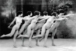 ALLEN: CHORUS LINE, 1920. 'Nude Chorus Line', photograph by Albert Arthur Allen ALLEN: CHORUS LINE, 1920. 'Nude Chorus Line', photograph by Albert Arthur Allen