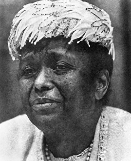 American civil rights activist. Photograph, c1970 American civil rights activist. Photograph, c1970