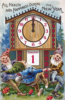 <b class=qtipBold><figcaption>American New Year's Card</figcaption></b><br>AMERICAN NEW YEAR'S CARD. Early 20th century.<br><em>© none</em> American New Year's Card
