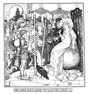 ANDERSEN: THE SNOW QUEEN. He had not come to woo, he said. Drawing by Henry J ANDERSEN: THE SNOW QUEEN. He had not come to woo, he said. Drawing by Henry J