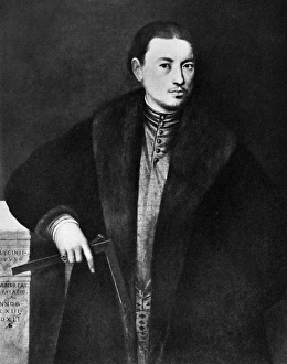 ANDREA PALLADIO (1518-1580). Italian architect. Portrait by Bernardino Licinio ANDREA PALLADIO (1518-1580). Italian architect. Portrait by Bernardino Licinio