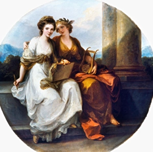 ANGELICA KAUFFMANN (1741-1807). Swiss painter ANGELICA KAUFFMANN (1741-1807). Swiss painter