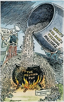 ANTI-IMMIGRATION CARTOON. Spoiling the Broth ANTI-IMMIGRATION CARTOON. Spoiling the Broth