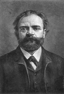 Images Dated 7th September 2010: ANTONIN DVORAK (1841-1904). Czech composer. Wood engraving, American, 1892, by Thomas Johnson
