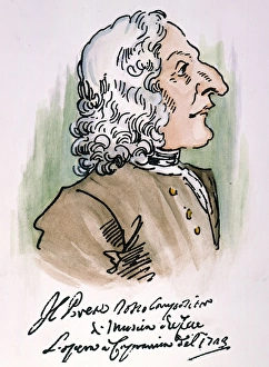 ANTONIO VIVALDI (1678-1741). Italian composer. Drawing, 1723, by Pier Leone Ghezzi ANTONIO VIVALDI (1678-1741). Italian composer. Drawing, 1723, by Pier Leone Ghezzi