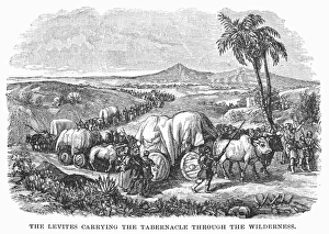 ARK OF COVENANT. The Levites carring the tabernacle through the wilderness ARK OF COVENANT. The Levites carring the tabernacle through the wilderness