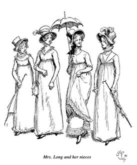 Images Dated 18th August 2006: AUSTEN: PRIDE & PREJUDICE. Mrs. Long and her nieces