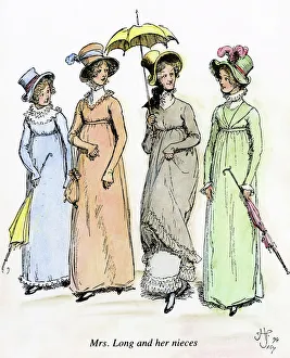 AUSTEN: PRIDE & PREJUDICE. Mrs. Long and her nieces AUSTEN: PRIDE & PREJUDICE. Mrs. Long and her nieces