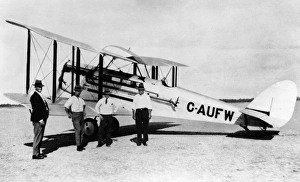 AUSTRALIA: AIRPLANE, 1926. A Quantas DH.50 four passenger aircraft introduced in 1924 AUSTRALIA: AIRPLANE, 1926. A Quantas DH.50 four passenger aircraft introduced in 1924