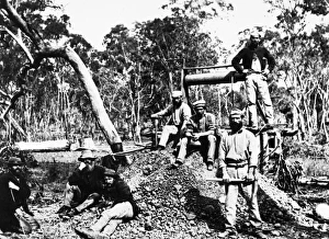 AUSTRALIA: GOLD RUSH, 1871. Gold miners at Gulgong, New South Wales, 1871, during AUSTRALIA: GOLD RUSH, 1871. Gold miners at Gulgong, New South Wales, 1871, during