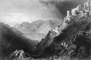 AUSTRIA: HINTERHAUS. A view of the ruins of Hinterhaus Castle AUSTRIA: HINTERHAUS. A view of the ruins of Hinterhaus Castle