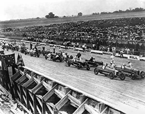Images Dated 29th December 2010: AUTO RACE, c1922. An auto race in the Washington, D.C. area, c1922