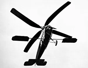 Images Dated 30th October 2006: AUTOGIRO, 1928. The first flight of Juan de la Ciervas (1896-1936) Autogiro, 1928