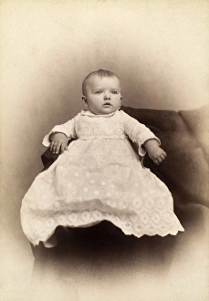 BABY, c1885. American cabinet photograph, c1885 BABY, c1885. American cabinet photograph, c1885
