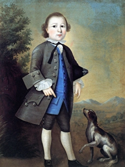 BADGER: JOHN JOY, JR. John Joy, Jr. Oil on canvas, c1758, by Joseph Badger BADGER: JOHN JOY, JR. John Joy, Jr. Oil on canvas, c1758, by Joseph Badger