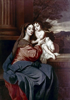 BARBARA PALMER (1640-1709). Duchess of Cleveland, with her son BARBARA PALMER (1640-1709). Duchess of Cleveland, with her son