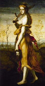 BECCAFUMI: JUDITH. Judith with the Head of Holofernes. Oil on panel, Domenico Beccafumi BECCAFUMI: JUDITH. Judith with the Head of Holofernes. Oil on panel, Domenico Beccafumi