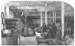 Haydon Gallery: BEER WAREHOUSE, 1853. Allsopps ale stores, Haydon-Square, Minories