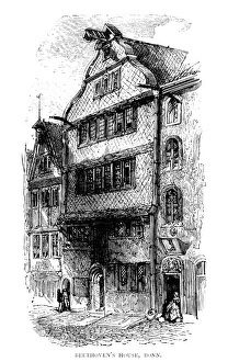 BEETHOVEN'S CHILDHOOD HOME. The house in Bonn, Germany where Ludwig van Beethoven BEETHOVEN'S CHILDHOOD HOME. The house in Bonn, Germany where Ludwig van Beethoven