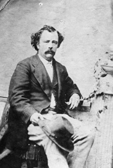 BLACK JACK CHRISTIAN (c1856-1897). American outlaw. Photograph, c1890 BLACK JACK CHRISTIAN (c1856-1897). American outlaw. Photograph, c1890